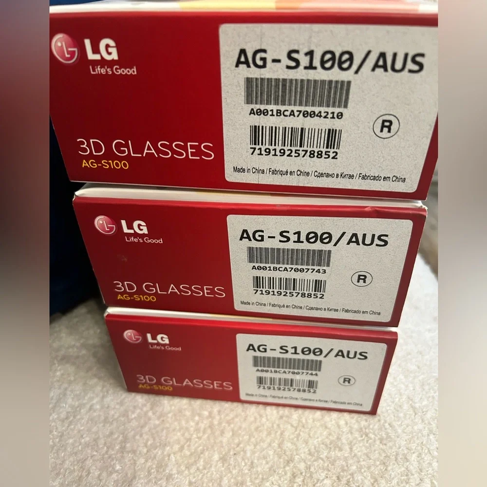 3-D glasses for LG 3-D TV bundle
